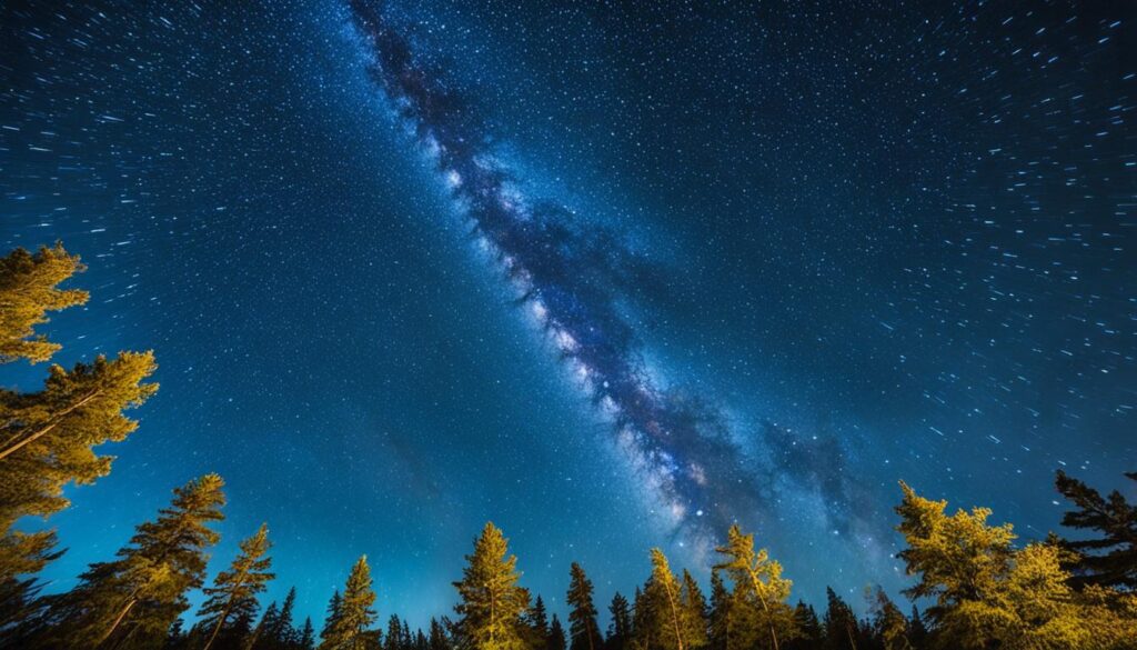 Severna Minnesota temno nebo