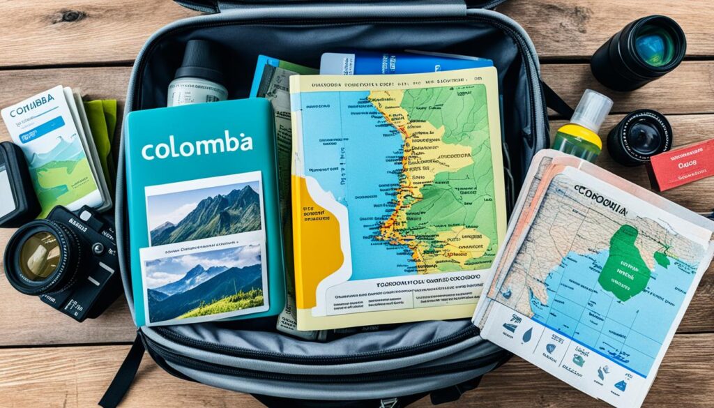 priprava na potovanje v Kolumbijo